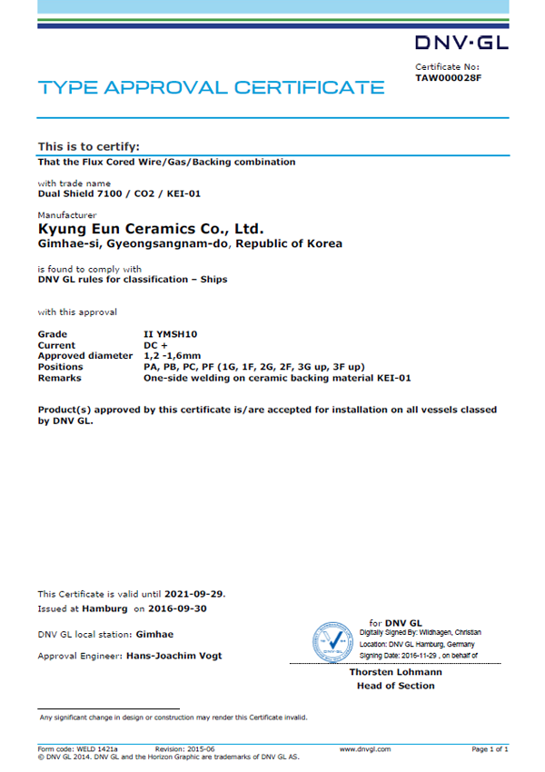 DNV GL Certificate_1